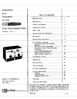 Heathkit HX-11 - Manual 